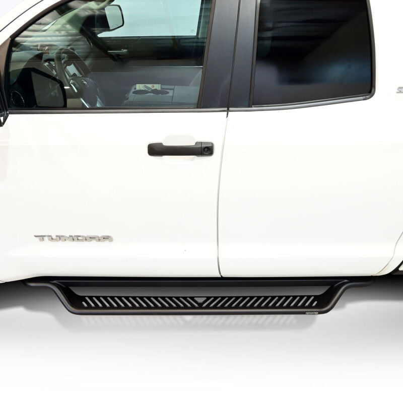 WES Running Boards - Outlaw - Westin 07-21 Toyota Tundra Double Cab Outlaw Drop Running Boards - Tex. Blk