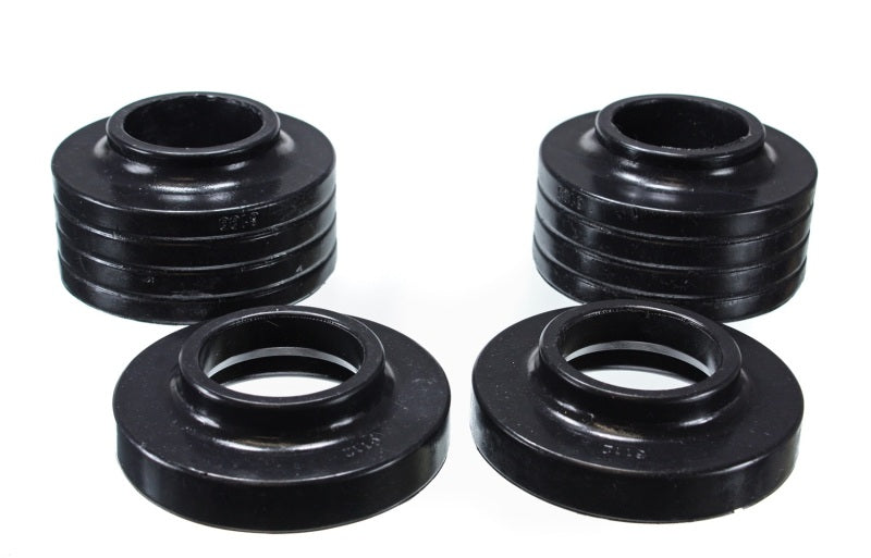 ES Spring Isolators - Black - Energy Suspension Jeep Spring Isolators - Black