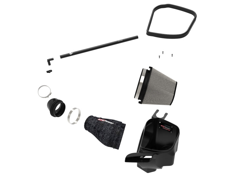 AFE Track Series Intake - aFe 2021 Dodge Durango SRT Hellcat Track Series Carbon Fiber Cold Air Intake System w/ Pro DRY S