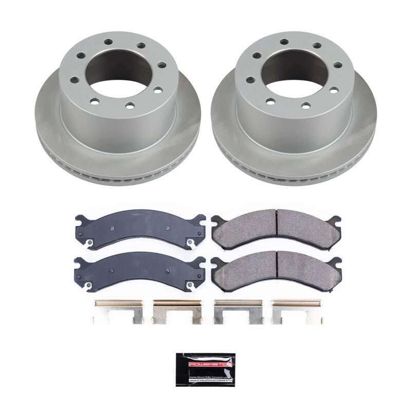 PSB Semi-Coated Rotor Kits - Power Stop 07-10 GMC Sierra 3500 HD Rear Semi-Coated Rotor Kit