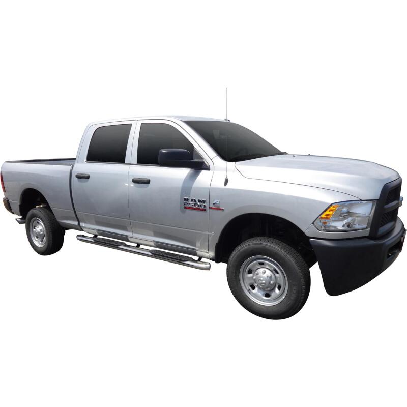 WES Nerf Bars - PRO TRAXX 5 - Westin 2009-2018 Dodge/Ram 1500/2500/3500 Crew Cab PRO TRAXX 5 Oval Nerf Step Bars - SS