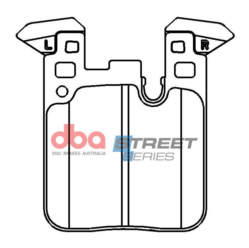 DBA Street Series Brake Pads - DBA 12-19 BMW 125i Street Series Rear Brake Pads