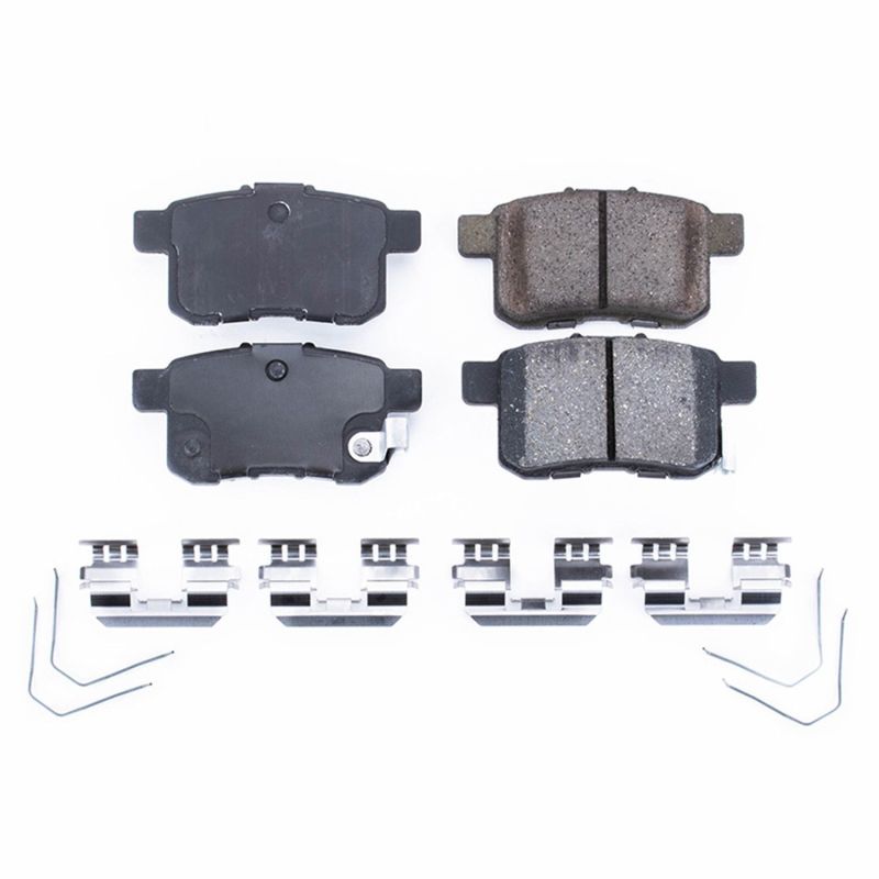 PSB Z17 Evolution Brake Pads - Power Stop 11-14 Acura TSX Rear Z17 Evolution Ceramic Brake Pads w/Hardware