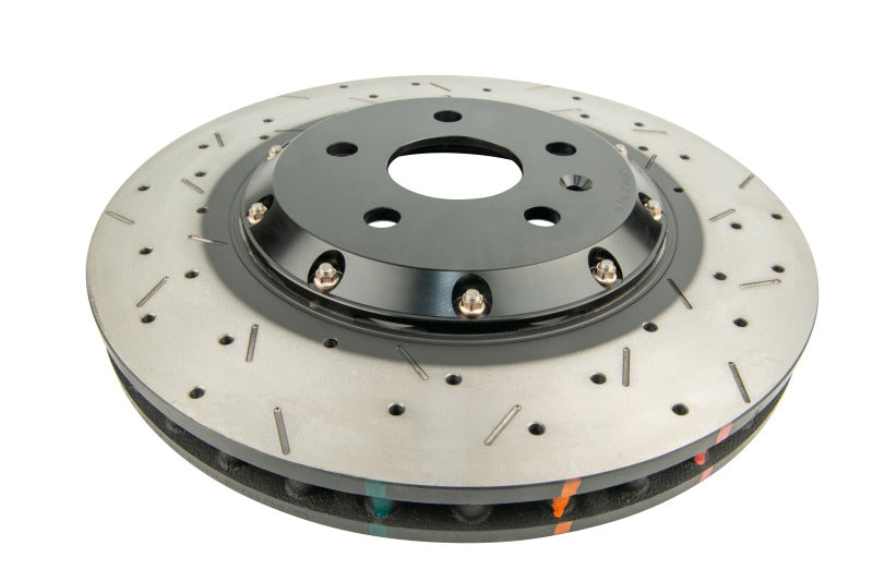 DBA 5000 Series Drilled Rotors - DBA 10-15 Chevrolet Camaro SS V8 Front 5000 Series Cross Drilled Rotor w/Black Hat