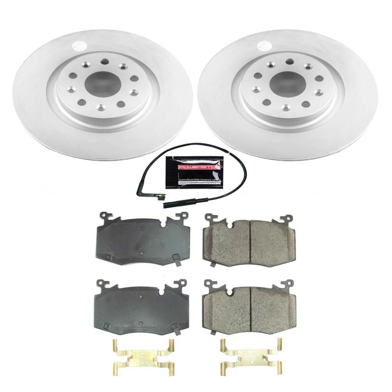 PSB Z17 Evolution Coated Kit - Power Stop 2019 Cadillac CT6 Front Z17 Evolution Geomet Coated Brake Kit