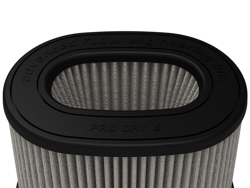 AFE Universal Pro Dry S Filter - aFe Momentum Pro DRY S Univ Air Filter 6-3/4 x 4-3/4in F x 8-1/4 x 6-1/4in B x 7-1/4 x 5in T x 6in H