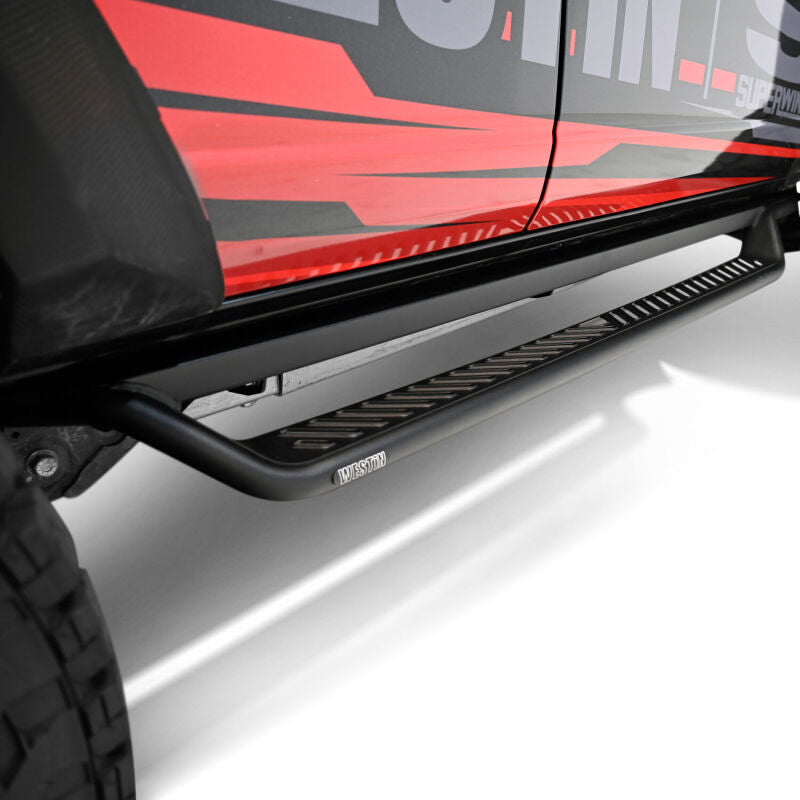 WES Running Boards - Outlaw - Westin 21-25 Ford Bronco 4dr (Excl. Sport) Outlaw Drop Running Boards - Tex. Blk