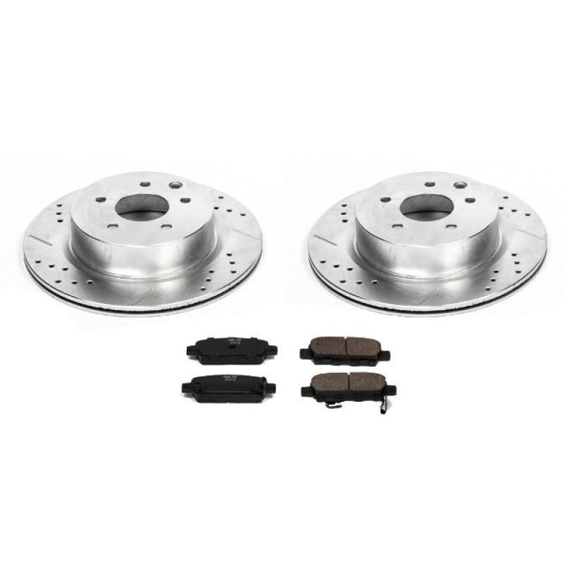 PSB Z23 Evolution Kit - Power Stop 08-12 Infiniti EX35 Rear Z23 Evolution Sport Brake Kit