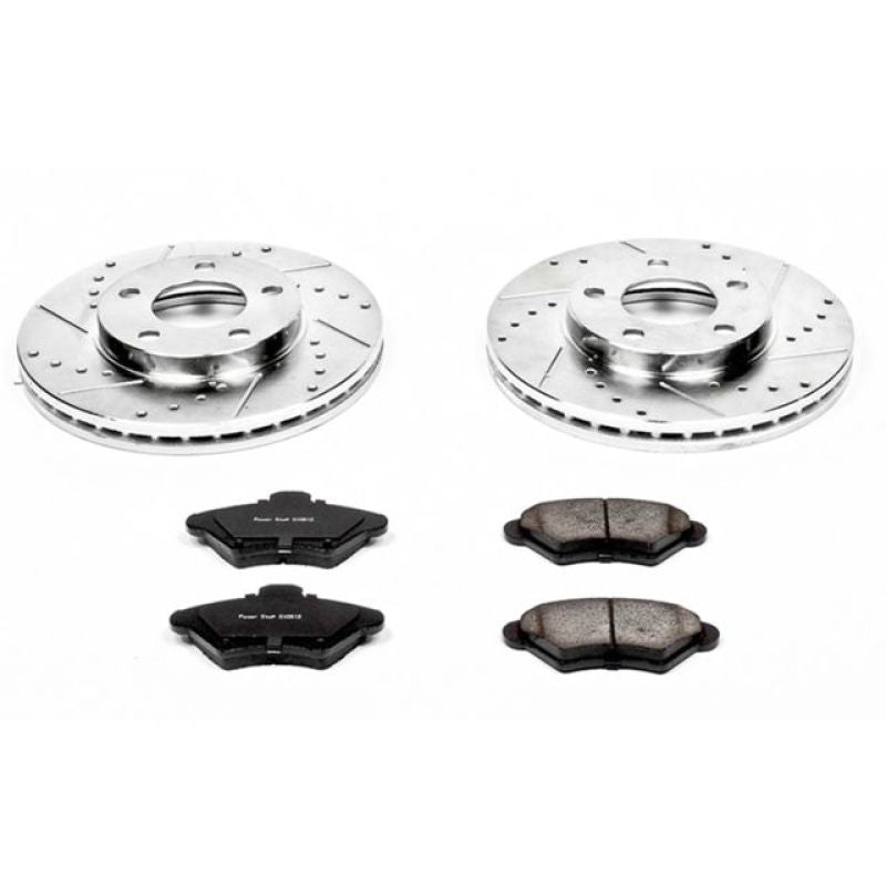 PSB Z23 Evolution Kit - Power Stop 94-98 Ford Mustang Front Z23 Evolution Sport Brake Kit