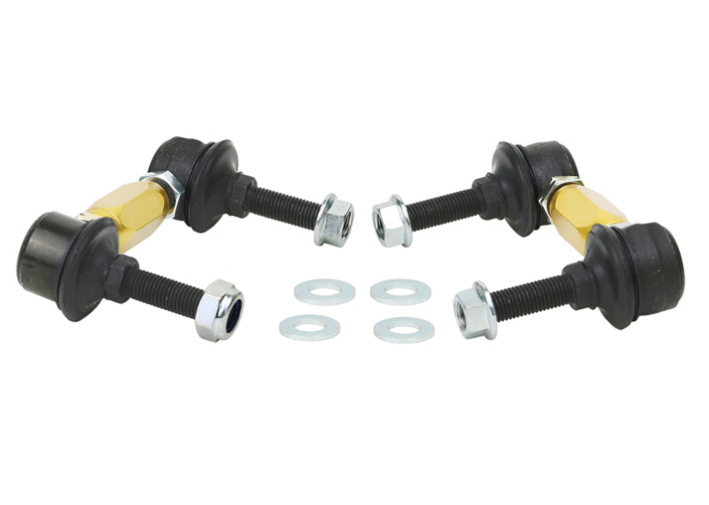 WL Sway Bar Links - Whiteline Universal Swaybar Link Kit-Heavy Duty Adjustable Ball Joint