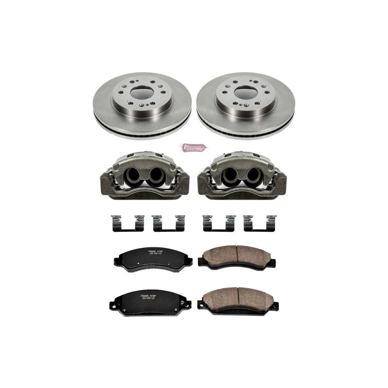 PSB Autospecialty Caliper - Power Stop 2007 GMC Yukon XL 1500 Front Autospecialty Kit w/Cals