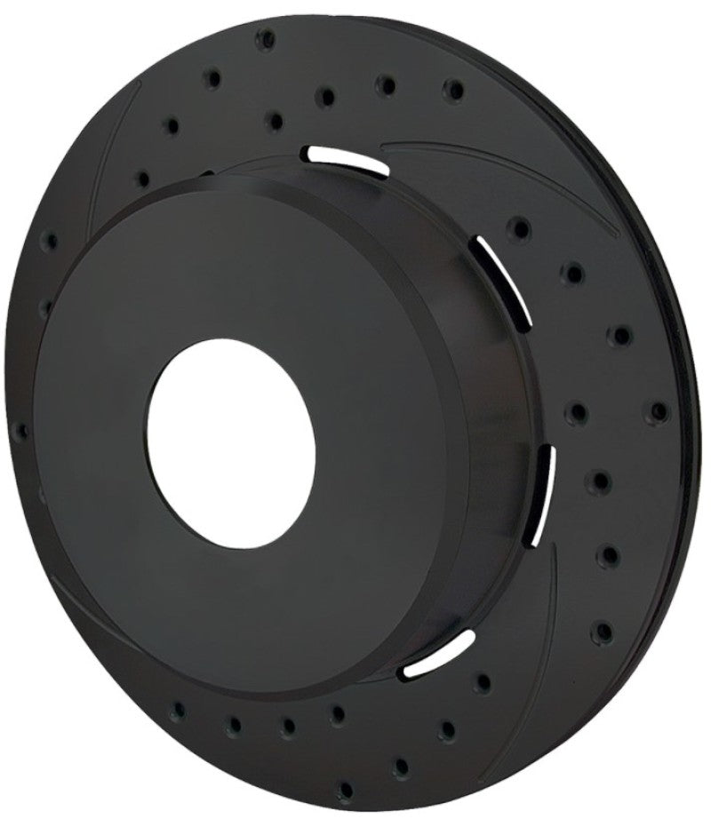 WIL Rotors - Wilwood Rotor-1.91in Offset-SRP-BLK-Drill-RH 11.00 x .810 -Blank