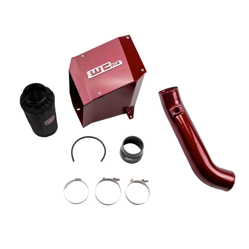 WCF Intake Kit - Wehrli 01-04 Chevrolet Duramax LB7 4in Intake Kit - WCFab Red