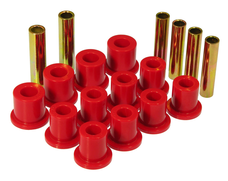 PRO Spring/Shackle Bush- Red - Prothane 80-96 Ford Spring & Shackle Bushings - Red