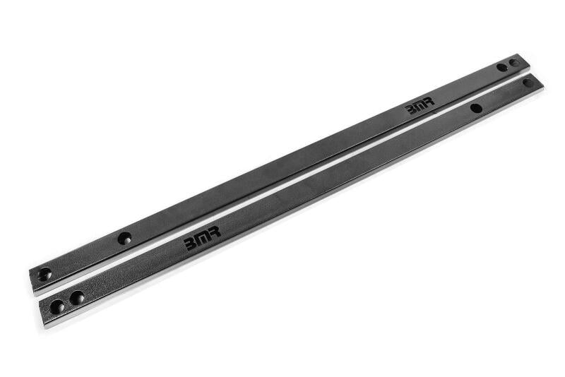 BMR Jacking Rails - BMR 15-20 S550 Mustang Chassis Jacking Rails (Shorter Tube) - Black Hammertone