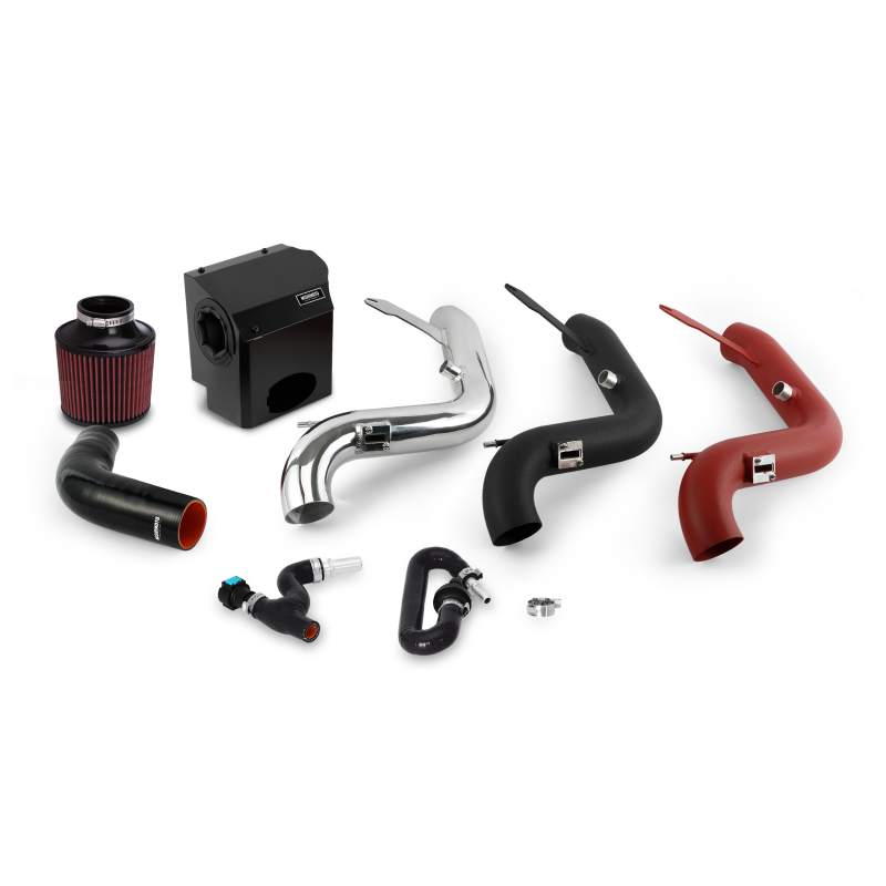 MM Air Intakes - Mishimoto 2016 Ford Fiesta ST 1.6L Performance Air Intake Kit - Wrinkle Red
