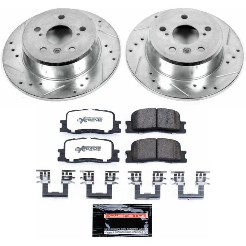 PSB Z36 Truck & Tow Kit - Power Stop 01-03 Toyota Highlander Rear Z36 Truck & Tow Brake Kit