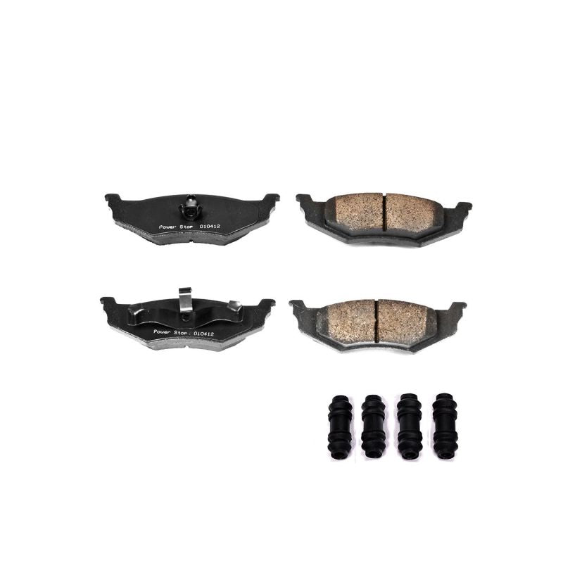 PSB Z17 Evolution Brake Pads - Power Stop 99-04 Chrysler 300M Rear Z17 Evolution Ceramic Brake Pads w/Hardware