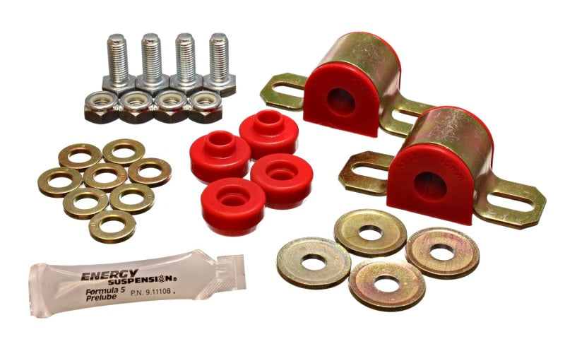 ES Sway Bar Bushings - Red - Energy Suspension 91-94-Nissan Sentra/NX1600/2000 Red 15mm Rear Sway Bar Frame Bushings (Sway bar en
