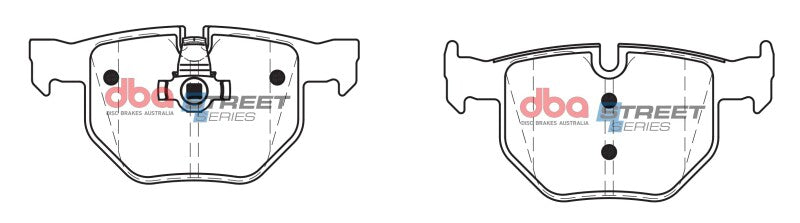 DBA Street Series Brake Pads - DBA 07-18 BMW X5 xDrive35d Rear Street Series Brake Pads
