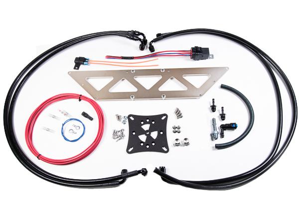 RAD Silicone Couplers - Radium Engineering Lotus Elise/Exige Frame Rail Mount Fuel Surge Tank Kit (FST Not Incl)