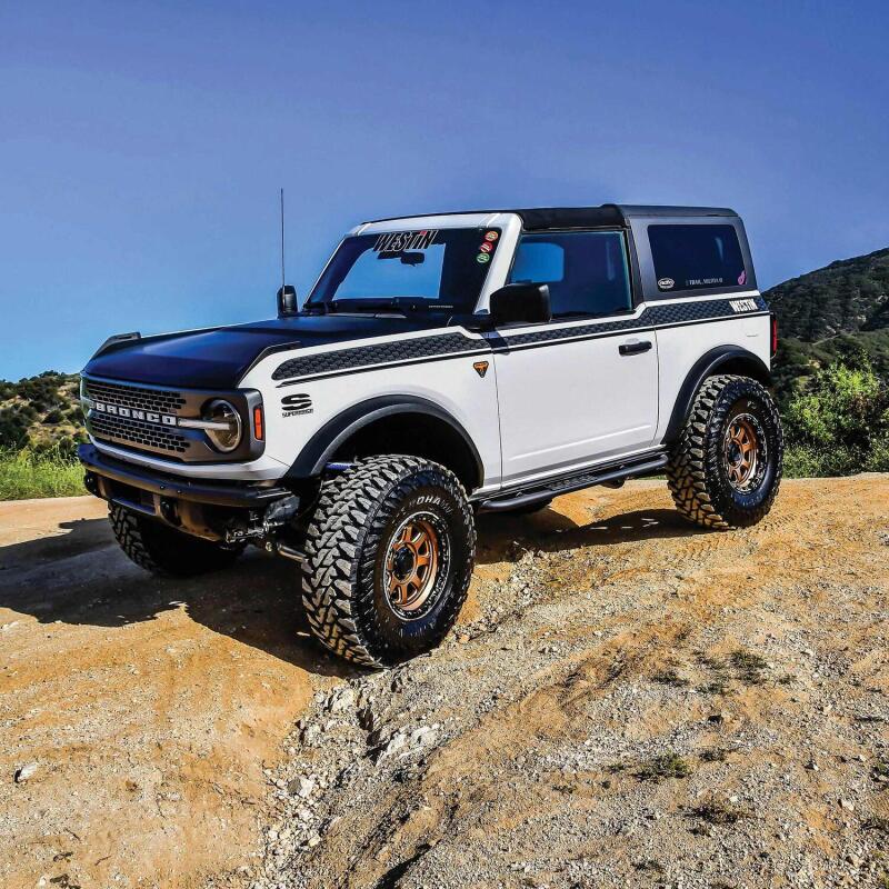 WES XTS Rock Sliders - Westin 20-23 Ford Bronco 2 Door (Excl. Bronco Sport) XTS Rock Slider - Textured Black