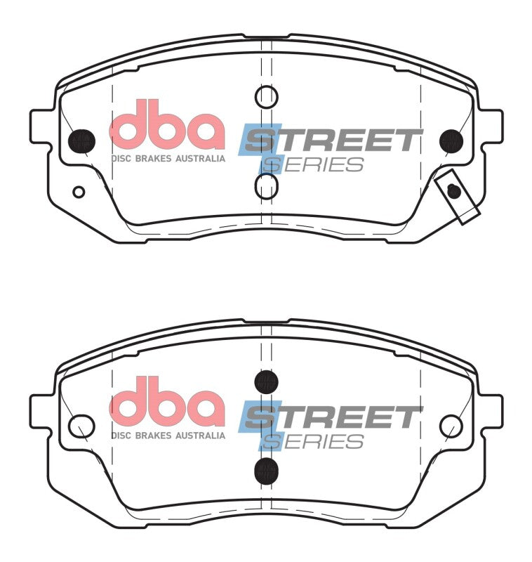DBA Street Series Brake Pads - DBA 15-19 Hyundai Sonata (320mm Front Rotor Excl Hybrid) Street Series Front Brake Pads