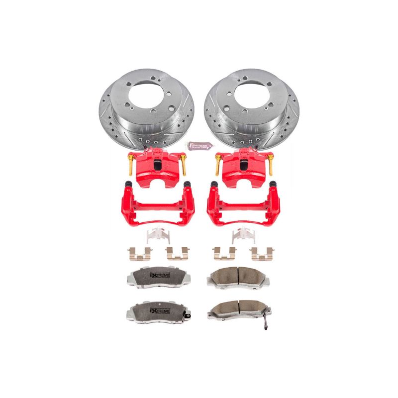PSB Z26 Street Kit w/Cals - Power Stop 98-99 Acura CL Front Z26 Street Warrior Brake Kit w/Calipers