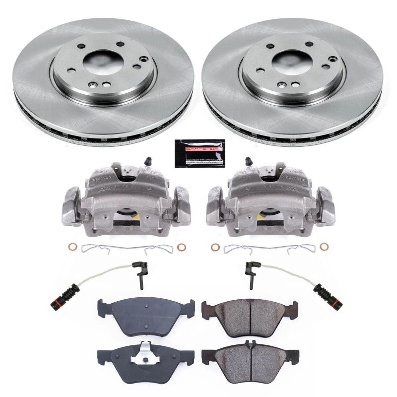 PSB Autospecialty Kit w/Cals - Power Stop 98-02 Mercedes-Benz CLK320 Front Autospecialty Brake Kit w/Calipers