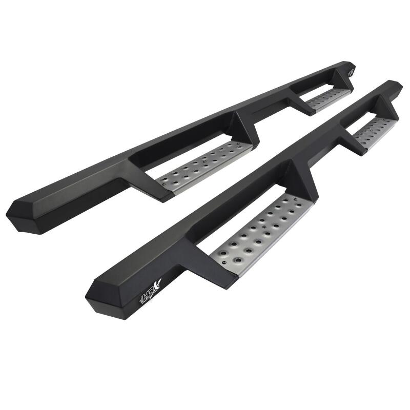 WES Nerf Bars - HDX Drop - Westin 22-23 Toyota Tundra Double Cab HDX Stainless Drop Nerf Step Bars - Tex. Blk