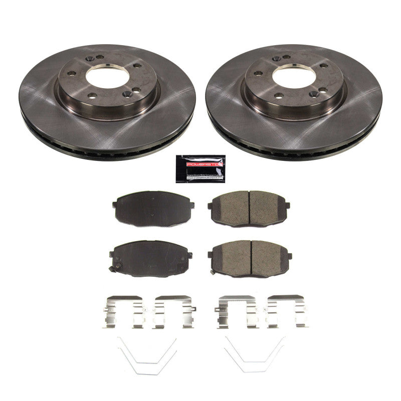 PSB Autospecialty Kit - Power Stop 19-22 Kia Forte Front Autospecialty Brake Kit