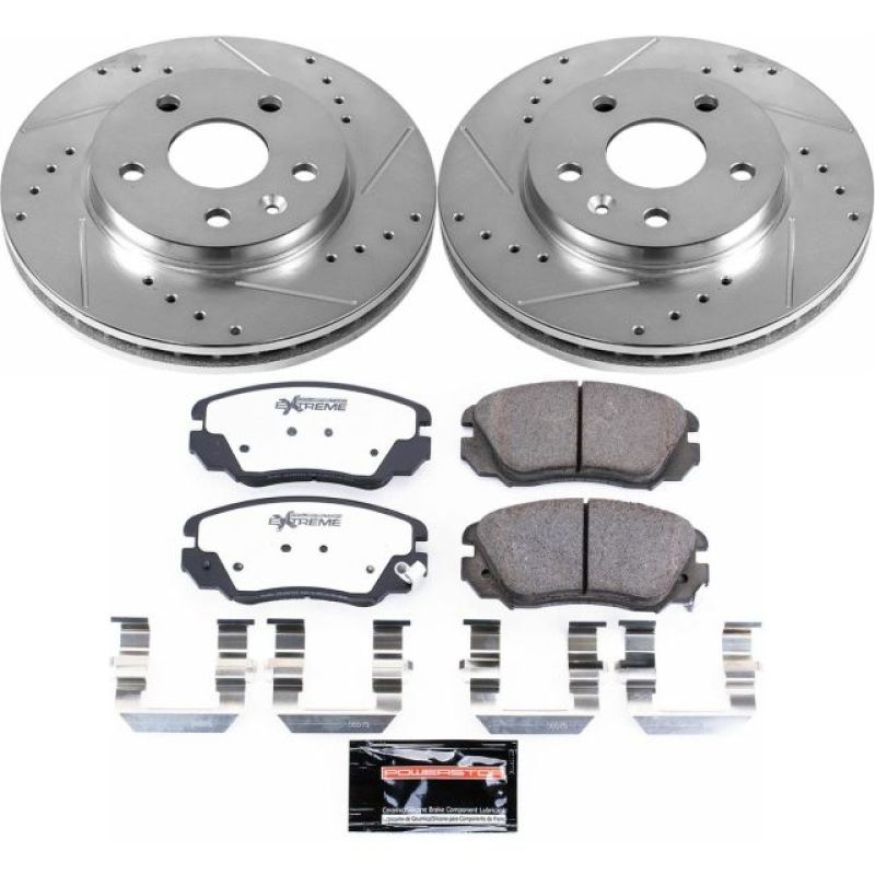 PSB Z26 Street Warrior Kit - Power Stop 11-16 Buick LaCrosse Front Z26 Street Warrior Brake Kit