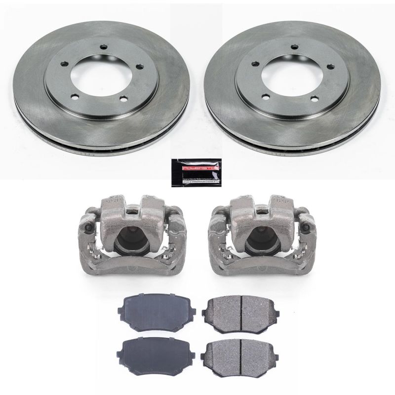 PSB Autospecialty Kit w/Cals - Power Stop 1999 Suzuki Grand Vitara Front Autospecialty Brake Kit w/Calipers