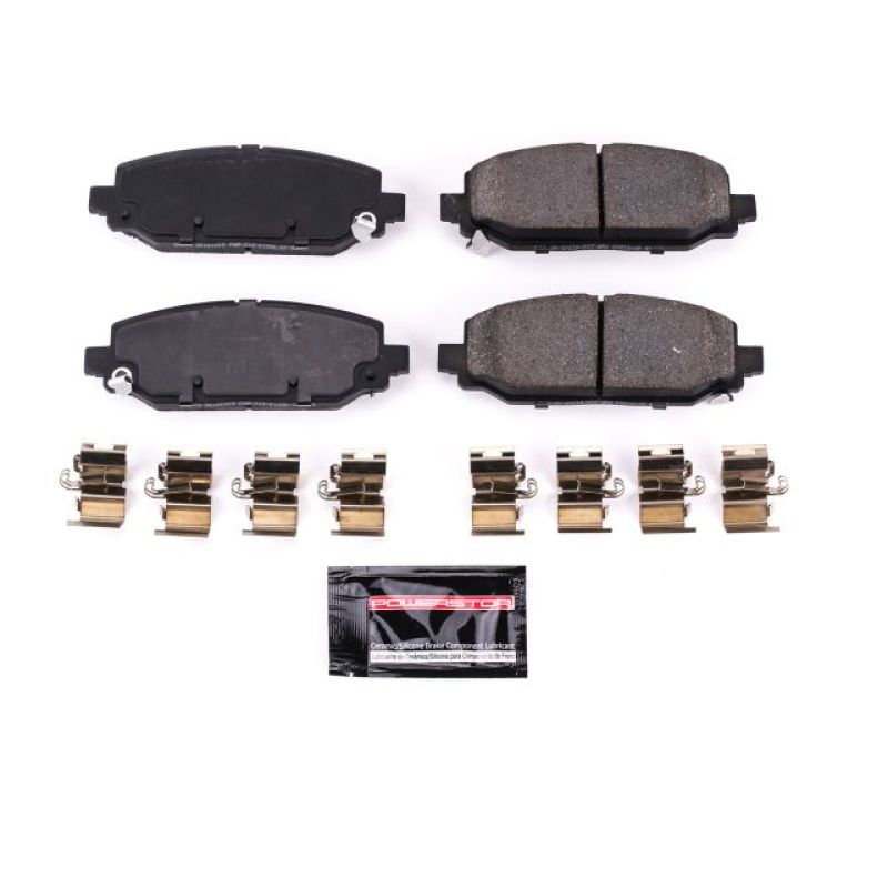 PSB Z23 Evolution Brake Pads - Power Stop 18-19 Jeep Wrangler Rear Z23 Evolution Sport Brake Pads w/Hardware