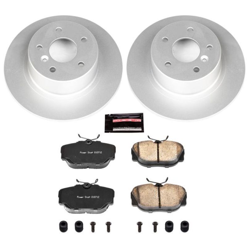 PSB Z23 Evolution Coated Kit - Power Stop 99-04 Land Rover Discovery Rear Z23 Evolution Sport Coated Brake Kit