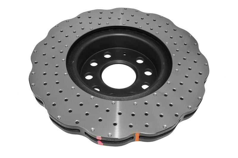 DBA 4000 Series Drilled Rotors - DBA 2006 Audi A3 Front 4000 Series Drilled Wavey Rotor
