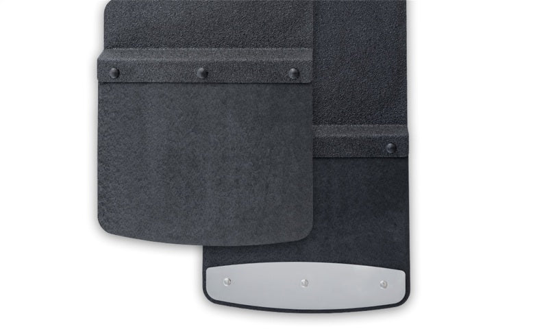 ACC Rockstar Mud Flaps - Access Universal Hybrid L Rockstar Splash Guard w/ Trim Plates (Excl. Dually) - 12in W x 13in L
