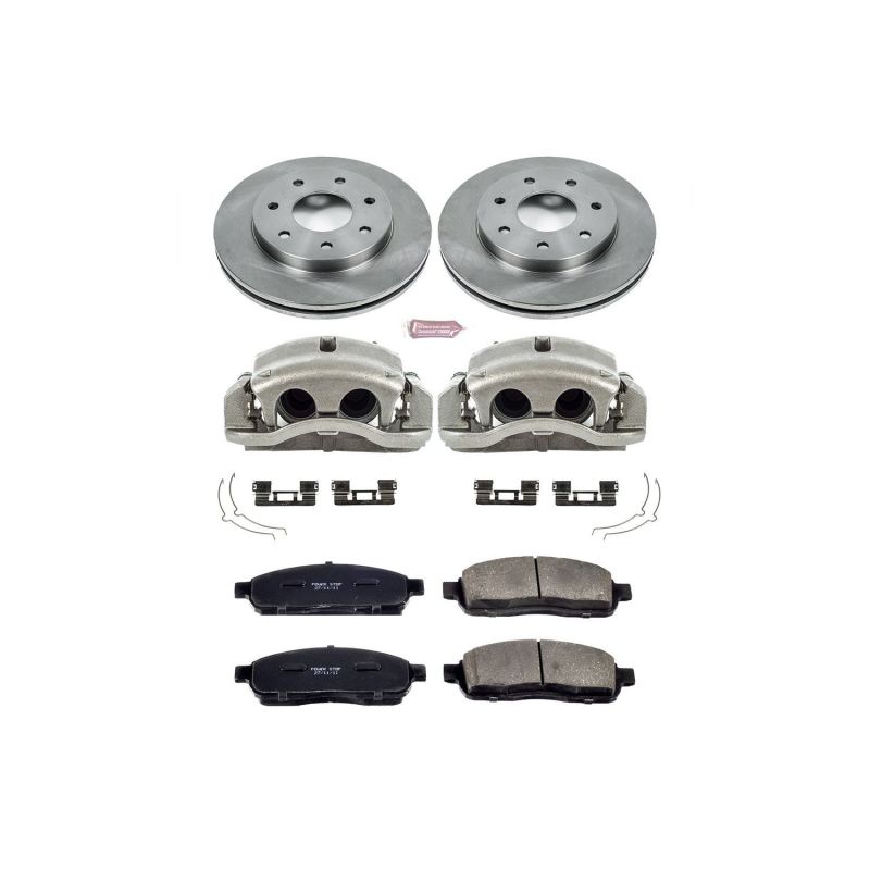 PSB Autospecialty Caliper - Power Stop 2004 Ford F-150 Front Autospecialty Kit w/Cals