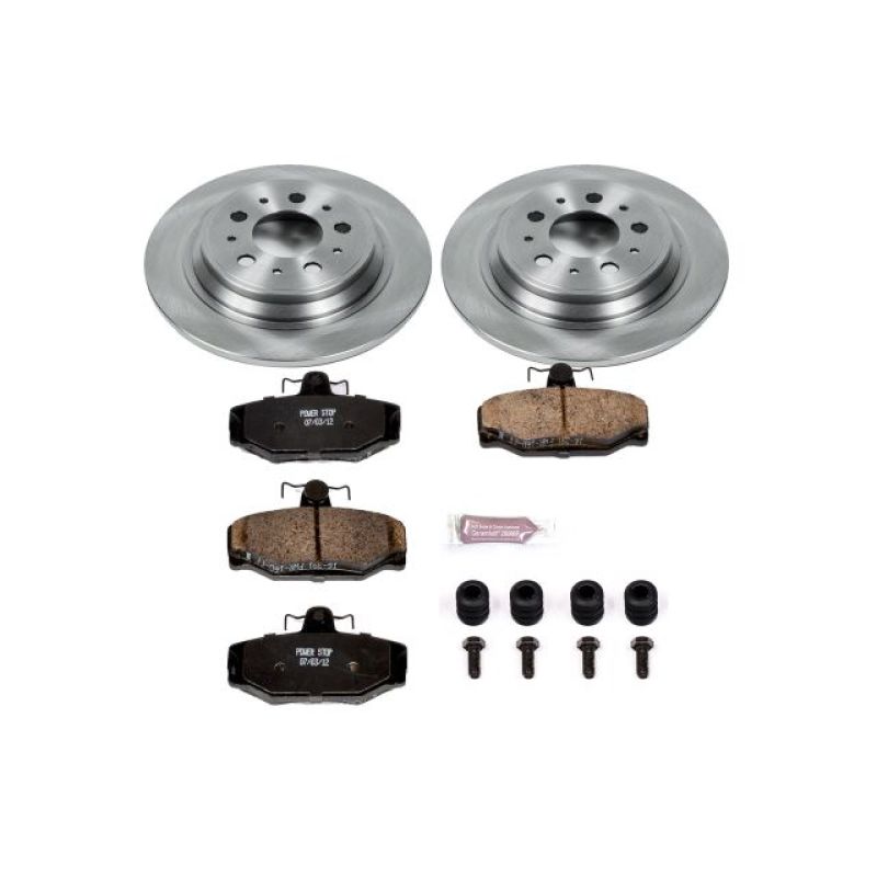 PSB Autospecialty Kit - Power Stop 99-00 Volvo S70 Rear Autospecialty Brake Kit