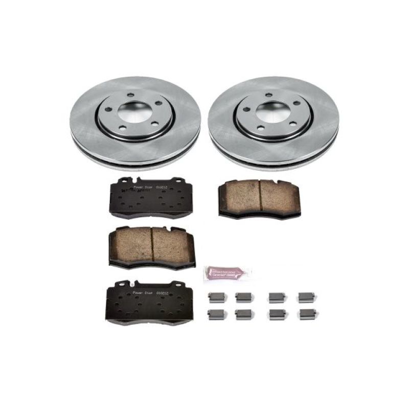 PSB Autospecialty Kit - Power Stop 03-07 Chrysler Town & Country Front Autospecialty Brake Kit