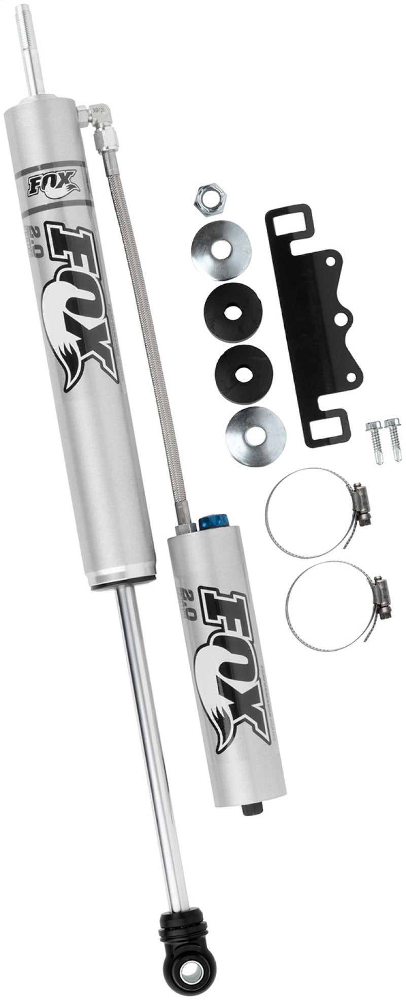 FOX 2.0 Perf Shock - Fox 05+ Ford SD 2.0 Perf Series 10.1in Smooth Body R/R Front Shock CD Adj. (Alum) / 4-5in Lift