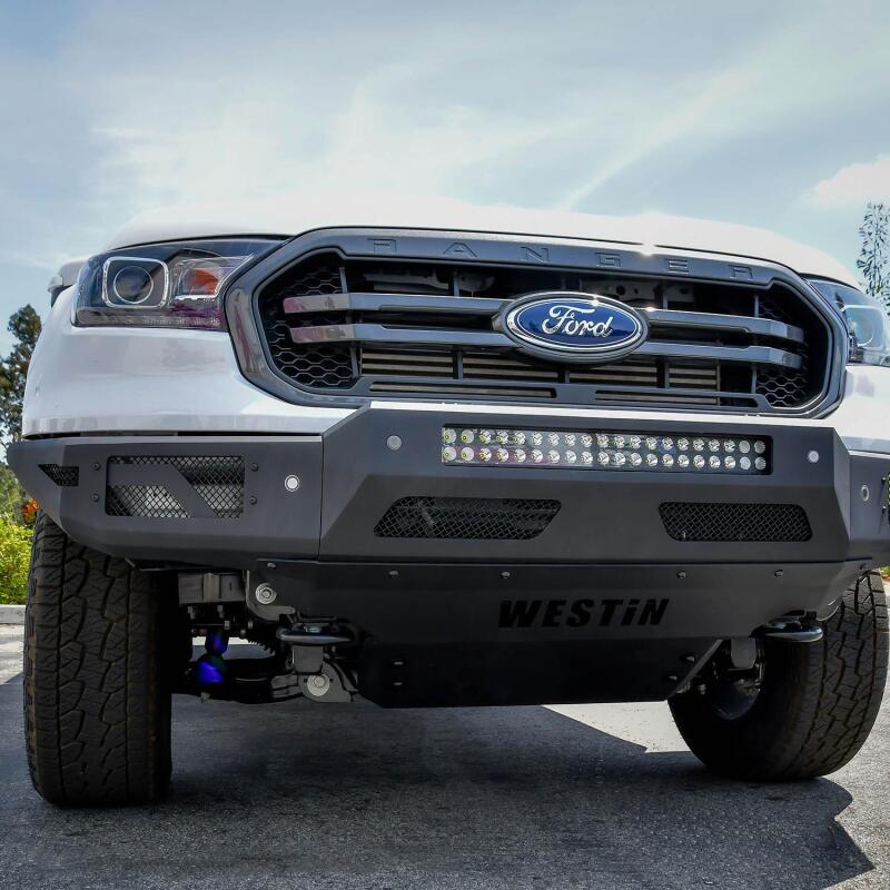 WES Pro-Mod Skid Plate - Westin 19-22 Ford Ranger Outlaw/Pro-Mod Skid Plate - Tex. Blk