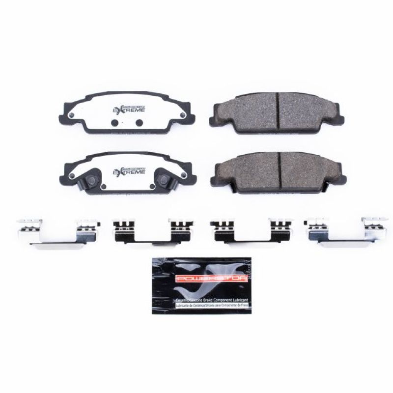 PSB Z26 Extreme Brake Pads - Power Stop 03-07 Cadillac CTS Rear Z26 Extreme Street Brake Pads w/Hardware