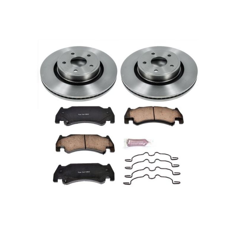 PSB Autospecialty Rotor - Power Stop 05-06 Dodge Ram 1500 Front Autospecialty Brake Kit
