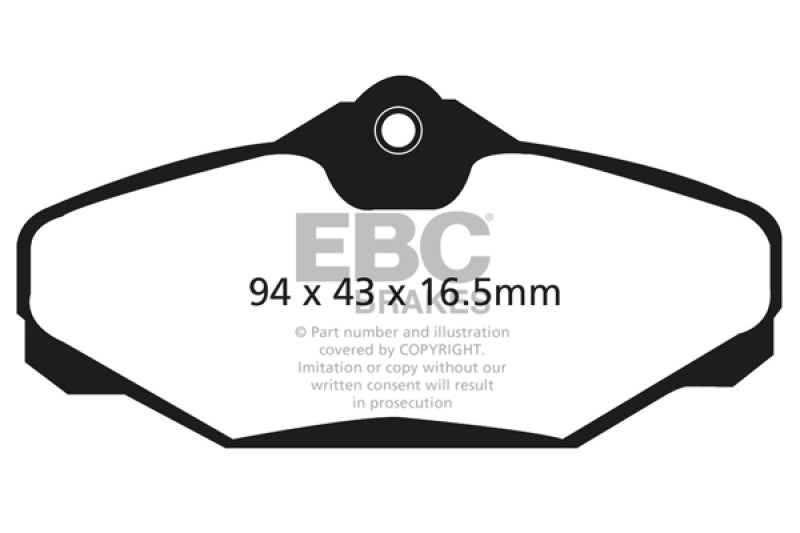 EBC Ultimax2 Brake Pad Sets - EBC 94-00 Ford Taurus 3.0 Ultimax2 Rear Brake Pads