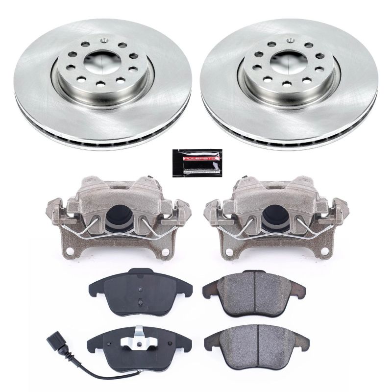 PSB Autospecialty Kit w/Cals - Power Stop 15-18 Audi Q3 Front Autospecialty Brake Kit w/Calipers