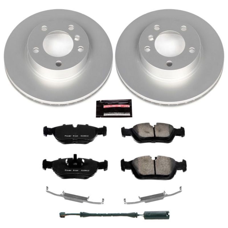 PSB Z23 Evolution Coated Kit - Power Stop 92-98 BMW 318i Front Z23 Evolution Sport Coated Brake Kit
