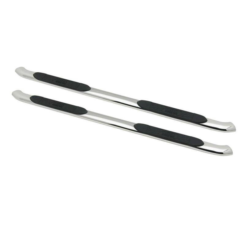 WES Nerf Bars - Platinum 4 - Westin 2005-2018 Toyota Tacoma Double Cab Platinum 4 Oval Nerf Step Bars - SS