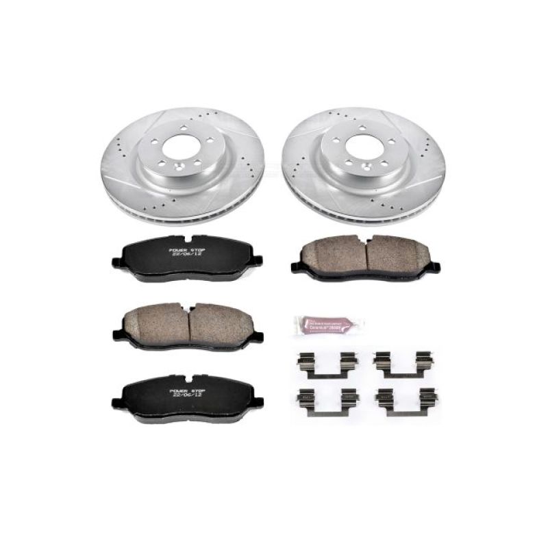 PSB Z23 Evolution Kit - Power Stop 06-09 Land Rover Range Rover Sport Front Z23 Evolution Sport Brake Kit
