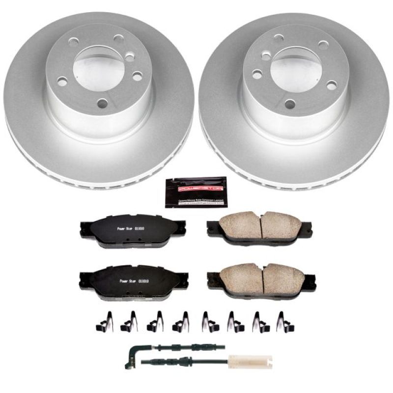 PSB Z23 Evolution Coated Kit - Power Stop 08-10 BMW 128i Front Z23 Evolution Sport Coated Brake Kit